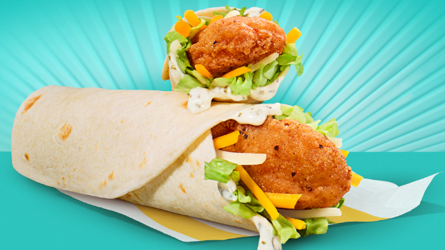 Returning Snack Wrap - © 2025 MCDonald's