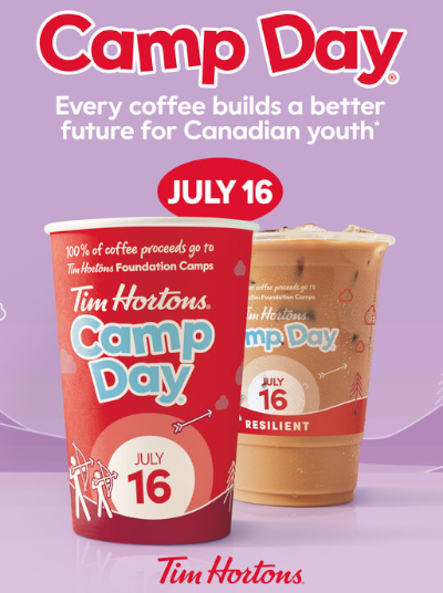 Camp Day Poster- © 2025 Tim Horton's