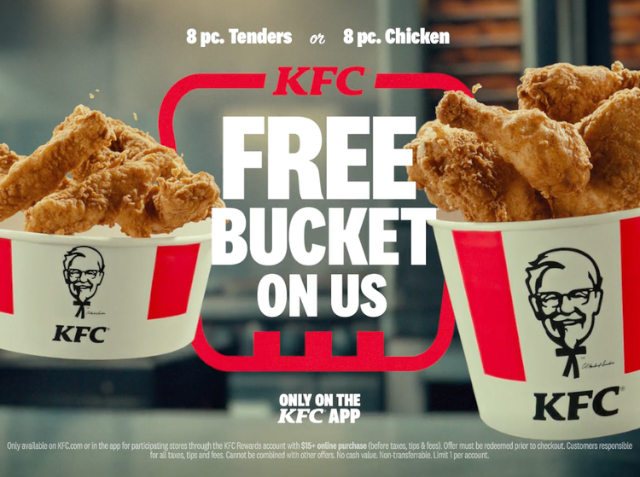 Free Bucket - © 2025 KFC