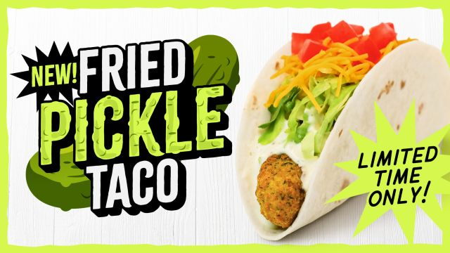 Fried Pickle Taco - © 2025 Taco John's