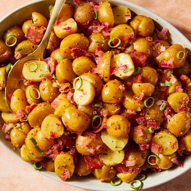 German Warm Potato Salad - © 2025 Julia Gartland