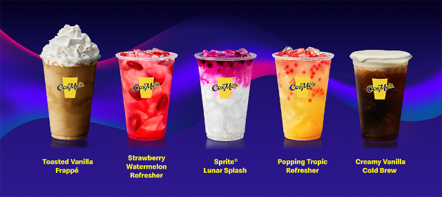 CosMc's Inspired bevs - © 2025 McDonald's