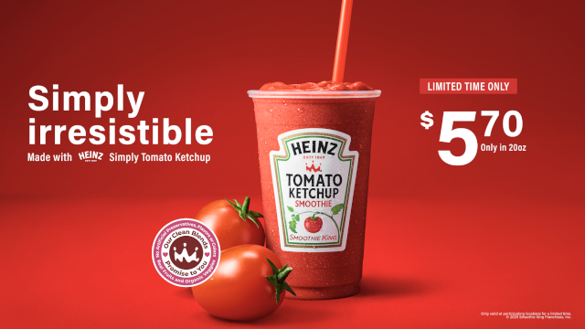 Ketchup Smoothie - © 2025 Heinz and Smoothie King