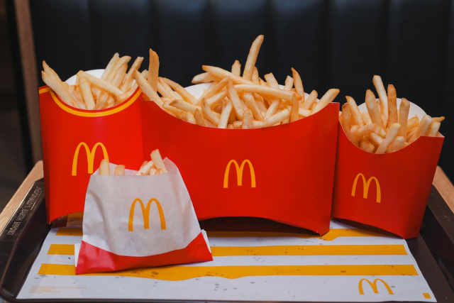 XXL Fries Comparrison - © 2025 McDonald's Malaysia
