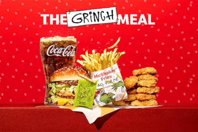 McDonald's Grinch Meal - © 2025 McDonald's