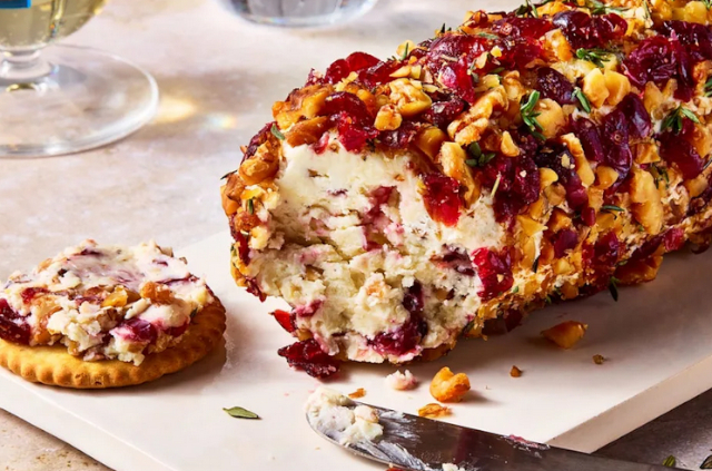 Updated TG Cheese Log - © 2025 Rachel Vann- Delish