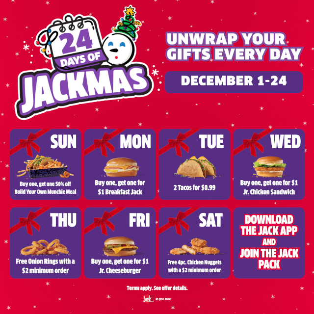 24 Days of Jasksmas - © 2025 Jack In The Box