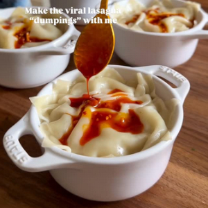 Chinese Lasagna Dish - © 2025 Kalejunkie