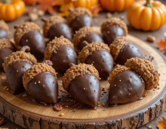 Chocolate Acorns - © 2025 DessertPro