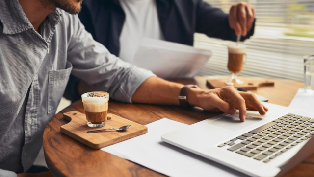 Coffee at Desk - © 2025 Purebean