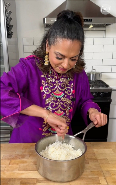 Maneet Chauhan Rice- © 2025 Food Network