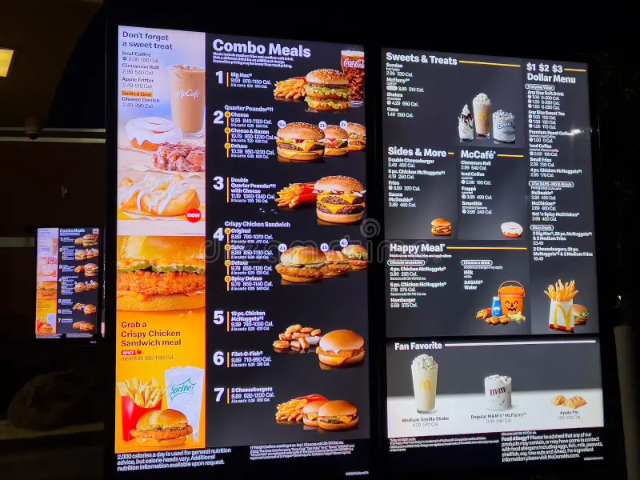 McDrive-Thru Menu - © 2025 Adrianadh