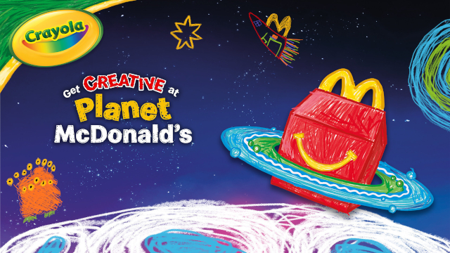 McD's x Crayola Kids Meal - © 2025 McDOnald's