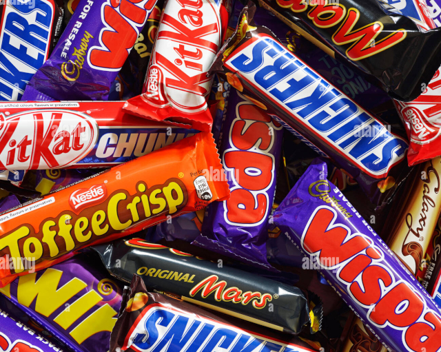 Chocolate Bar Array - © PhotoEdit