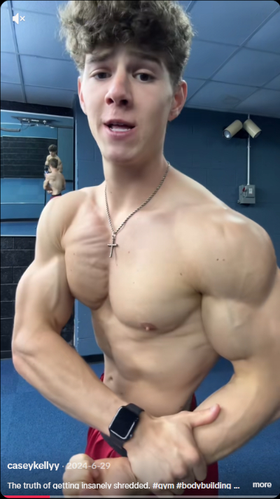 Teenage Bodybuilder - ©2024 Casey Kelly