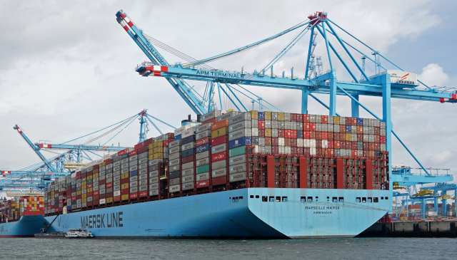 Container Ship - -© 2026 Kees Torn - Maersk