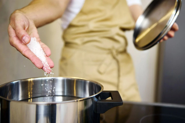 Salting Pasta Water - © 2026 Taras Grebinets
