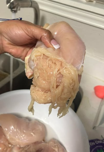 Spaghetti Chicken © 2024 Gods411 via Facebook