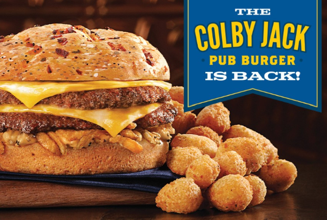 Colby Jack Pub Burger - © 2026 Culver's