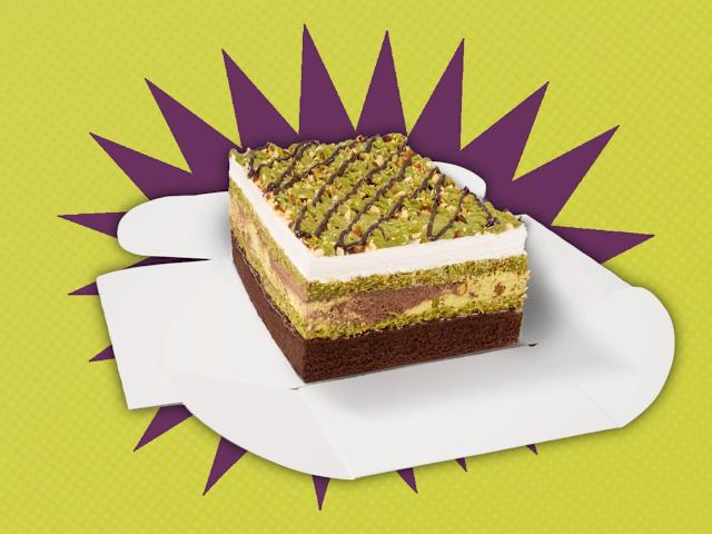 Dubai Chocolate Ice Cream Cake - © 2026 Baskin-Robbins - AllRecipes