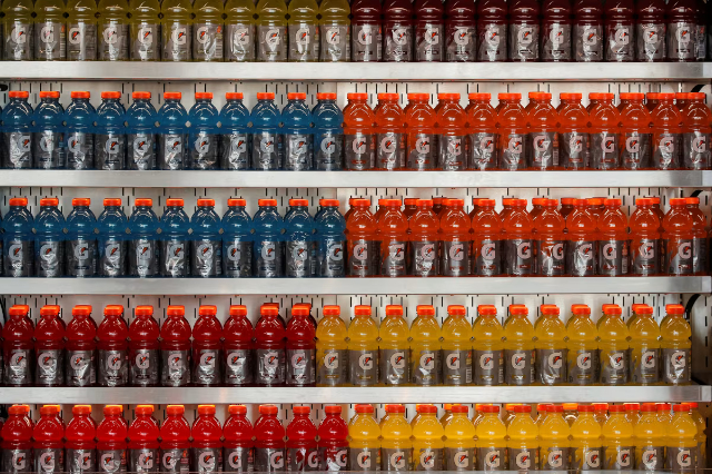 Gatorade Shelf - © 2026 Brendan McDermid - Reuters