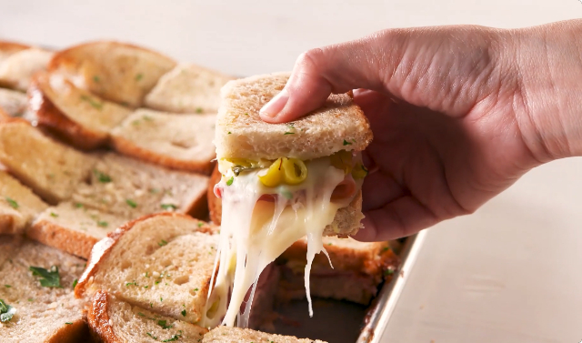 Sheet Pan Italian Sub - © 2022 Delish