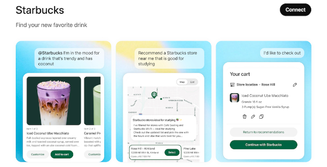 Vibe Ordering - © 2026 Starbuck's