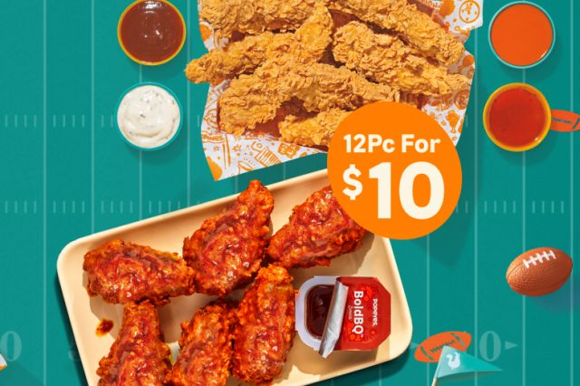 12 Wings for $12 - © 2026 Popeye's