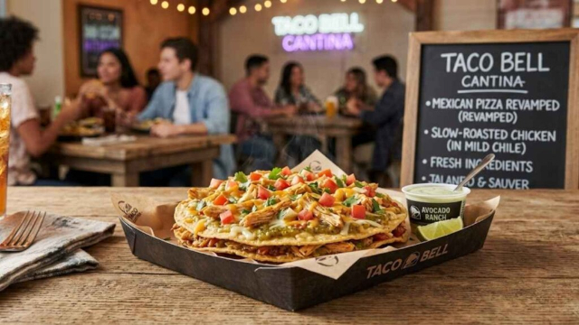 Cantina Chicken Mex Pizza - © 2026 Taco Bell