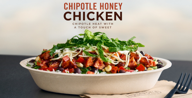 Chipotle Honey Chiken - © 2026 Chipotle