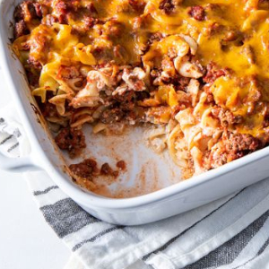 Hamburger Casserole - 300 - © 2025 Dotdash Meredith Food Studios