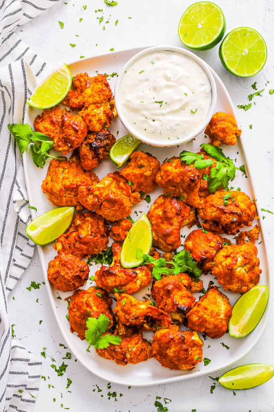 Tandoori Roasted Cauliflower - © 2024 Anjali Shah