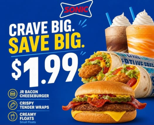 $1.99 Deal Update - © 2026 SONIC
