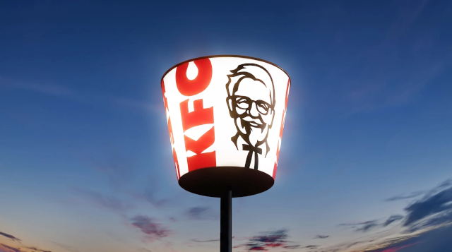 KFC Revamp Sign - © 2026 KFC