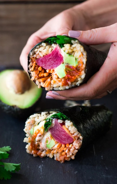 Sushi Burrito - © 2025 feastingathome.com