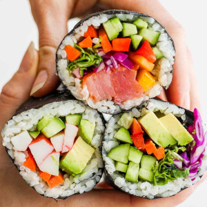 Sushi Burritos - 300 - © 2026 thewoodenskillet.com