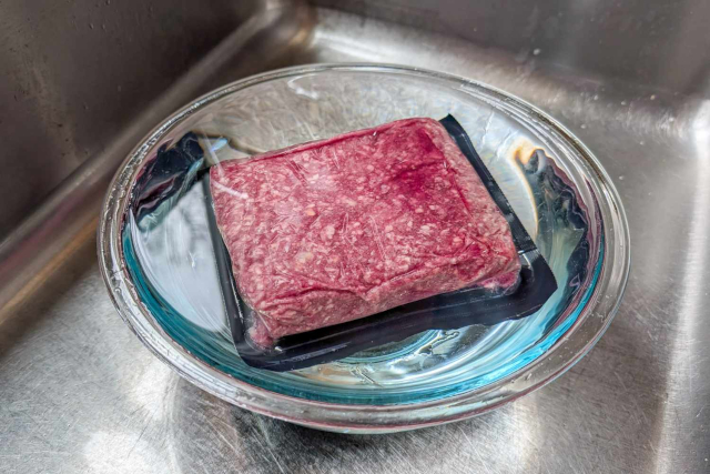 Thawing Ground Beef © 2026 Adam Doge