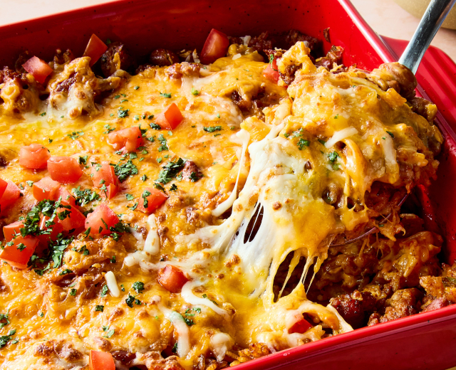 Cheezy Rice Burrito Bake - © 2026 Ryan Liebe