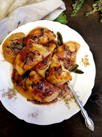 French Onion Pierogies - © 2023 Abby Mosler