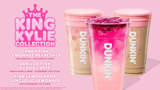Kylie Pink Drinks - © 2026 Dunkin'