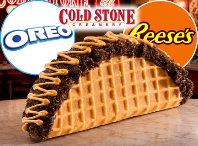 OREO + Reese's Taco - © 2026 Cold Stone Creamery