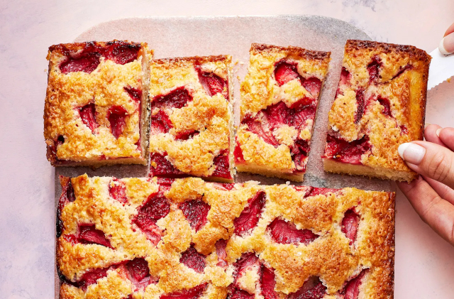 Strawberry Sheet Cake - © 2018 Jessie Sheehan
