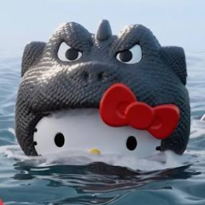 Hello Kitty as Godzilla - © 2026 McDonald's
