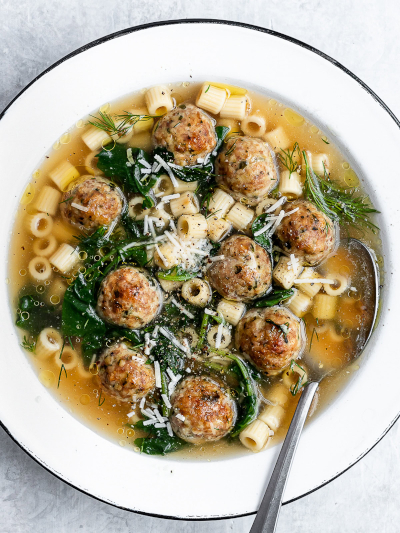 Italian Wedding Soup - © 2024 Sandra Valvassori