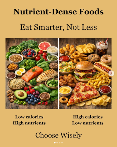 Nurition-Dense Foods - © 2023 EBC Weightloss