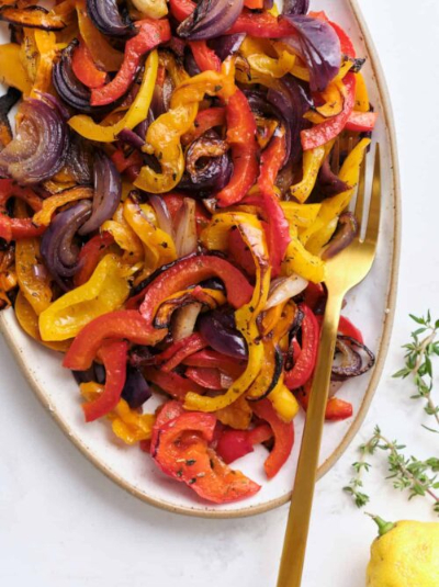 Roasted Onions & Peppers - © 2025 Amelia Mapstone