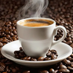 Steaming Coffee With Beans - 300 - © 2026 Narumi Aegis