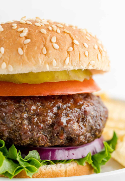 Thick Patty Burger - © 2026 rachelcooks.com