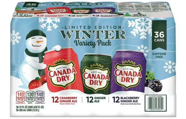 Cranbberry & Blackberry - © 2026 Canada Dry - Sam's Club