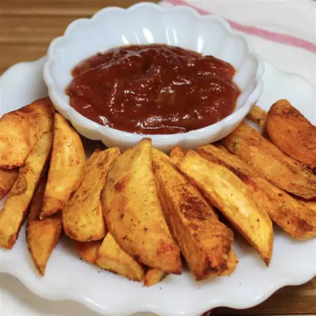 Curry Ketchup Fries - © 2022 Paula via AllRecipes